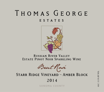 2014 Brut Rosé Starr Ridge Estate Single Vineyard Amber Block