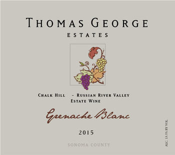 2015 Grenache Blanc Sons & Daughters Ranch Estate Single Vineyard