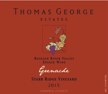 2015 Grenache Starr Ridge Estate Single Vineyard 3L
