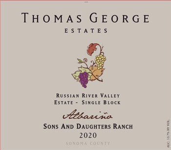 2020 Albarino Sons & Daughters Ranch Luna Block