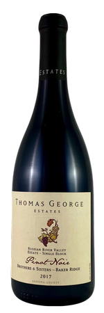 2017 Pinot Noir Baker Ridge Estate Single Vineyard Brothers & Sisters Block