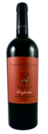 2014 Zinfandel Sons & Daughters Ranch Estate Single Vineyard 1885 Block