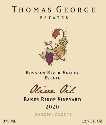 2021 Olive Oil Baker Ridge Estate RRV