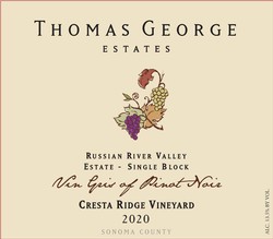 2020 Vin Gris of Pinot Noir - Cresta